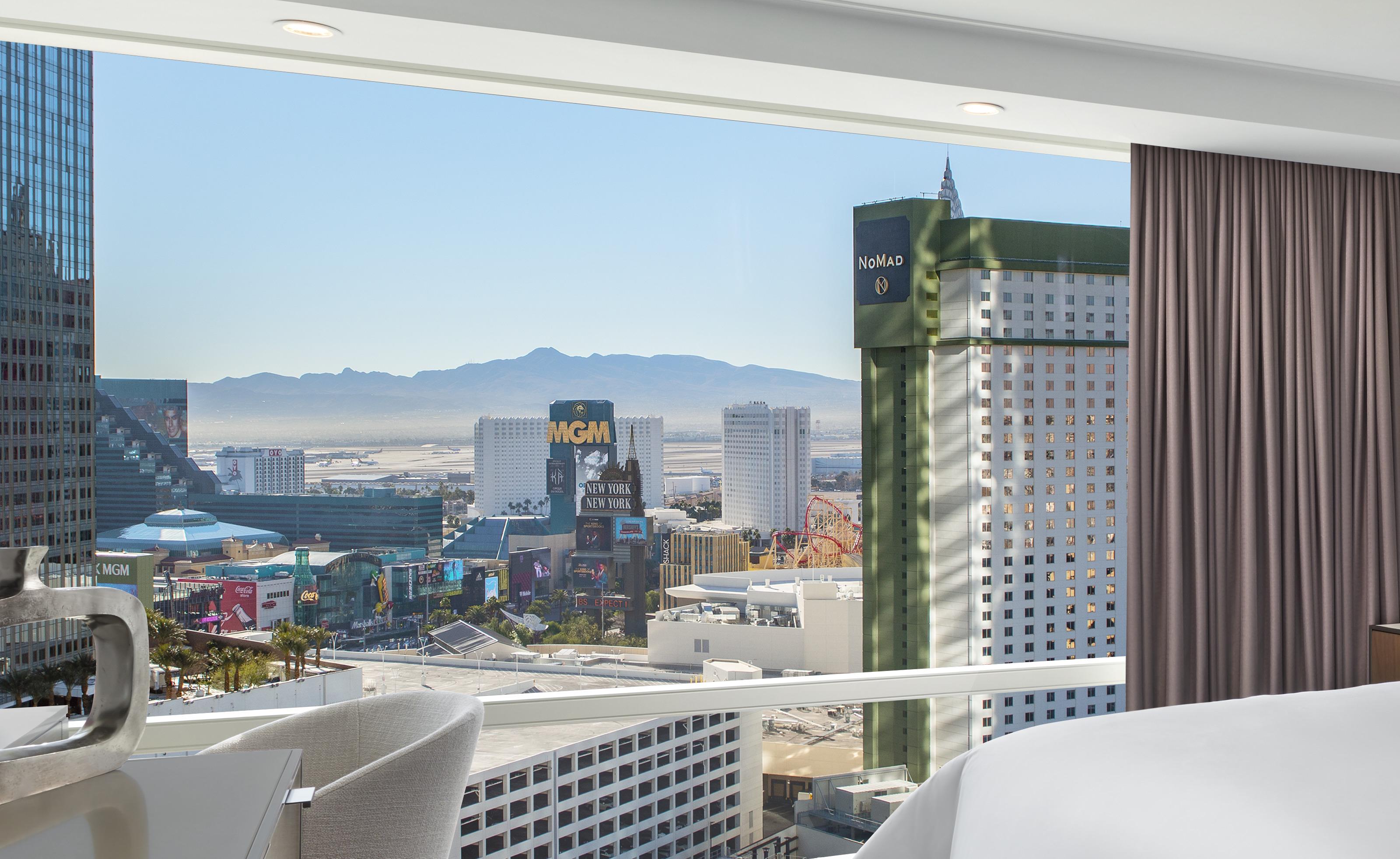 Aria Resort & Casino Las Vegas Ngoại thất bức ảnh View from a suite